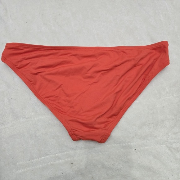 Michael  Kors 2 Pc Swimsuit Terracotta Cruise 2019 Size L Ruffled Coastal Beach - Picture 6 of 13